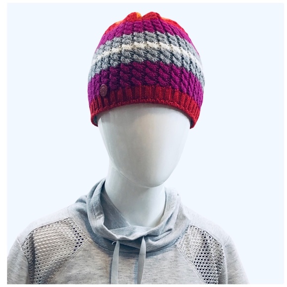 BOGNER - Fire + Ice Strip Knit Beanie Hat - Picture 4 of 16